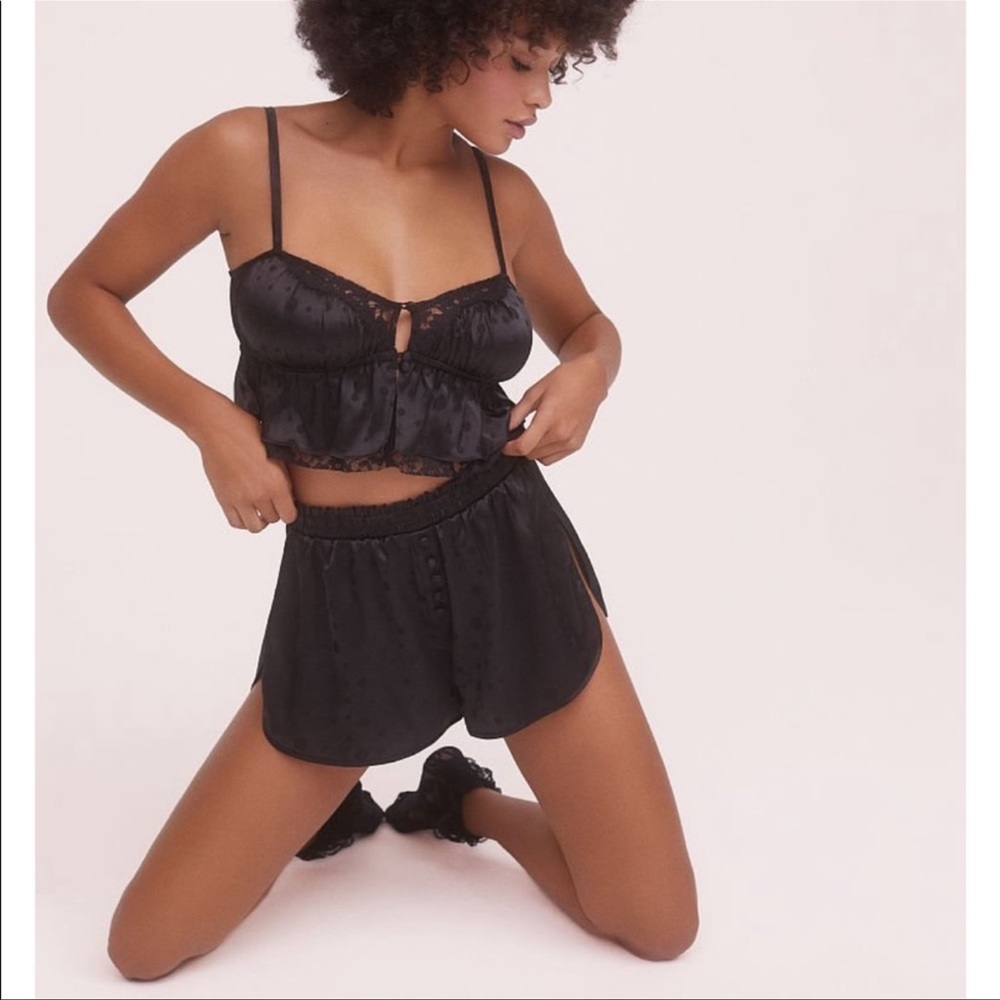 For Love & Lemons Fleur Jacquard Top